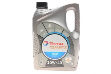 Моторна олива Quartz 7000 Energy 10W-40, 4л TOTAL 216679