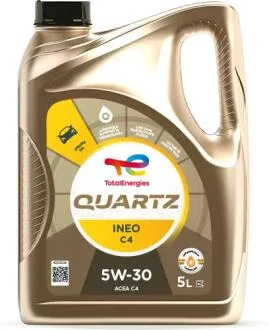 Олива QUARTZ INEO C4 5W30 5L TOTAL 222771