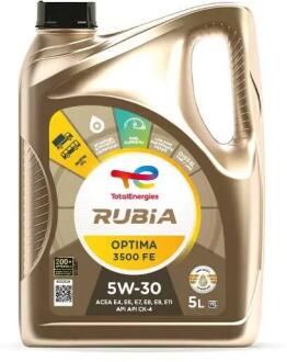 Олива моторна RUBIA OPTIMA 3500 FE 5W-30 5л TOTAL 228208