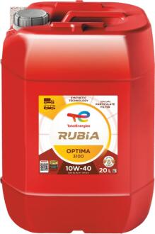 Олива моторна RUBIA OPTIMA 3100 10W-40 20л TOTAL 228901