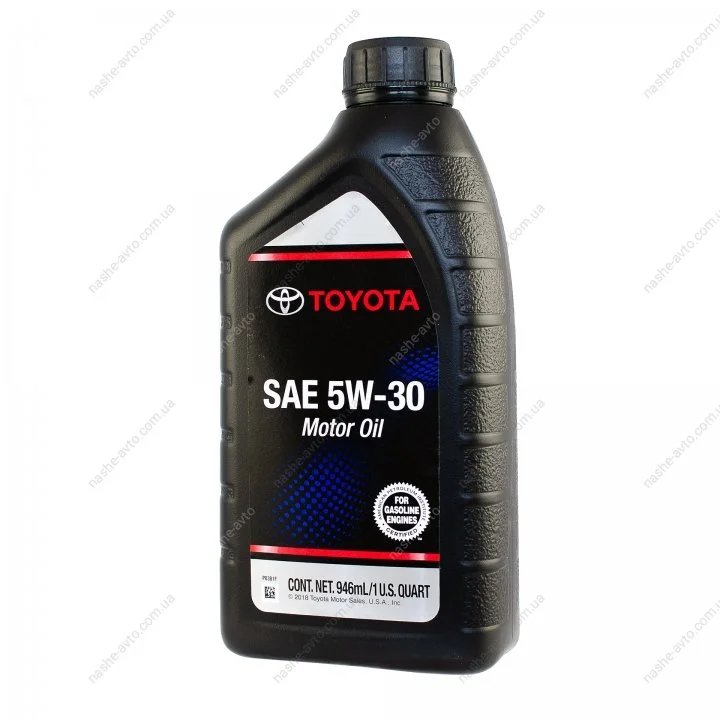 Олива моторна Toyota 5W-30 SN, 0,946л. TOYOTA/LEXUS 00279-1QT5W (фото 1)