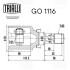ШРКШ внутрішній Colt 1.1/1.3/1.5 (04-) (зов:33/вн:21) Trialli GO 1116 (фото 2)