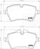 Колодка тормозная Mini Cooper S/D/SD (06-) диск. передн. (в компл. с датчиком) (Trialli PF4388 (фото 2)