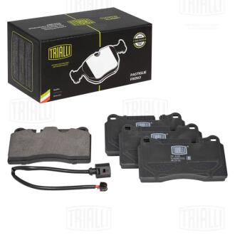 Колодка тормозная VW Touareg (02-) диск. передн. т/с Brembo (в компл. с датчиком Trialli PF4393