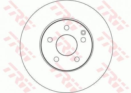 Гальмівний диск TRW DF4261 (фото 1)