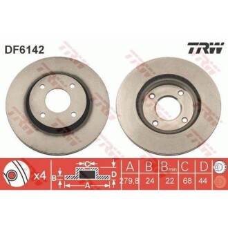 Автозапчастина TRW DF6142