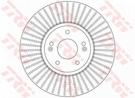 Диск гальмівний TRW DF6222