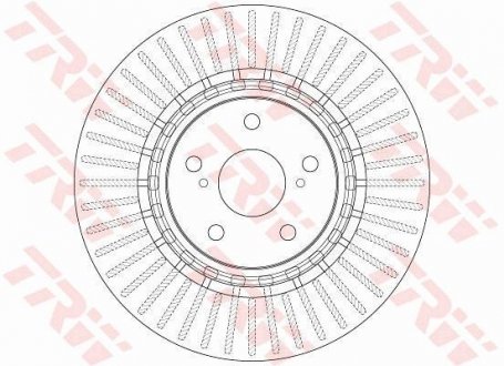 Гальмівний диск TRW DF6265 (фото 1)