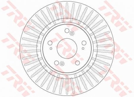 Гальмівний диск TRW DF6432S (фото 1)