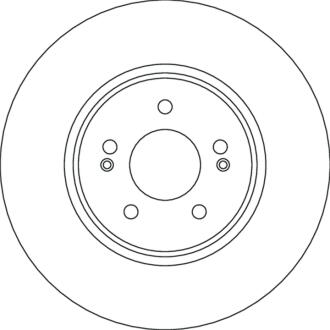 Диск гальмівний TRW DF6829S
