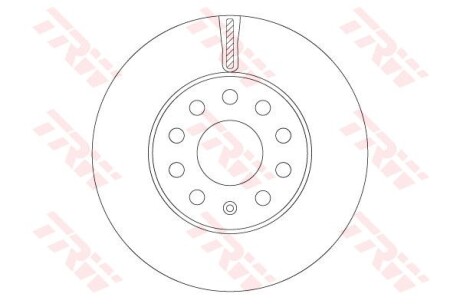 Диск гальмівний TRW DF6903S