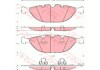 Комплект гальмівних колодок TRW GDB1529 (фото 1)