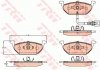 Комплект гальмівних колодок - дискові TRW GDB2108 (фото 1)