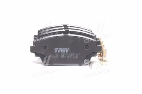 Колодка гальм. HONDA Accord передн. (вир-во) TRW GDB3186