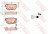 Комплект гальмівних колодок з 4 шт. дисків TRW GDB3647 (фото 1)