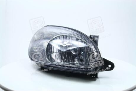 Фара права під коректор Daewoo Lanos, Sens (96-) чорний корпус TYC 20-5895-E5-2B