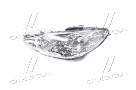 Фара лівий. PEUGEOT 206 TYC 20-6156-05-2B