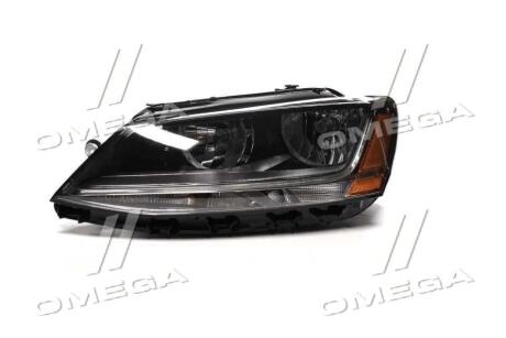 Фара ліва з ДХО VW Jetta (15-) USA H7/H7 TYC 20-9990-00-1N