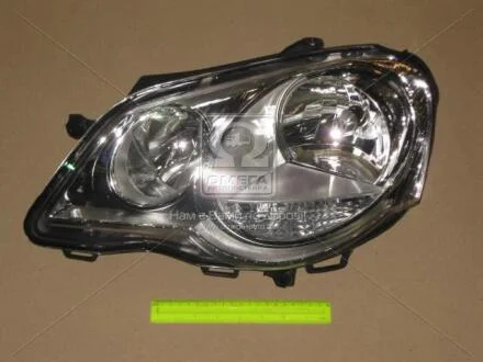 Фара ліва з моторчиком VW Polo (05-) H1/H7 (20-A730-05-2B) TYC 20A730052B
