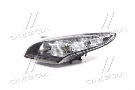 Фара левая Renault Megane III (09-) H7/H7 черная TYC 20B876A52B