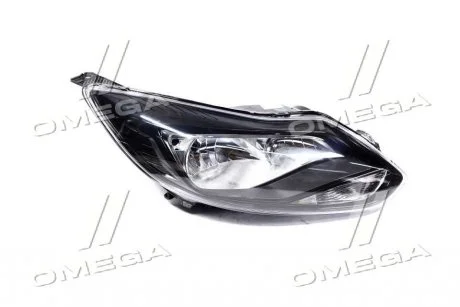 Фара права з моторчиком Ford Focus II (11-14) H1/H7 чорна TYC 20-C569-A5-2B