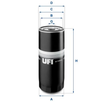 Фільтр масляний UFI 2314400