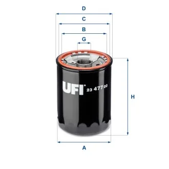 Фільтр масляний UFI 23.477.00