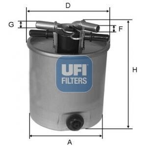 Фільтр паливний UFI 24.026.01