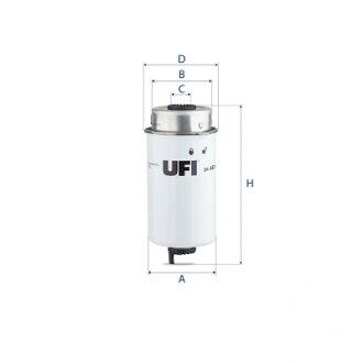 Фільтр паливний UFI 24.457.00