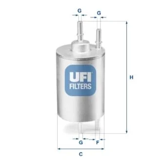 Фільтр паливний UFI 31.958.00