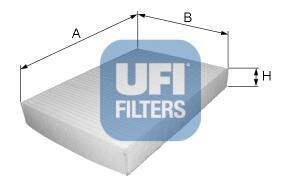 Фільтр салону UFI 53.124.00