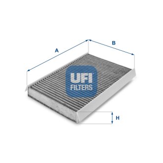 Фільтр салону вугільний UFI 54.111.00