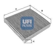 Фільтр салону вугільний UFI 54.175.00