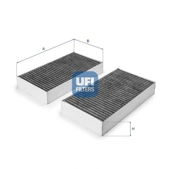 Фільтр салону вугільний UFI 54.394.00