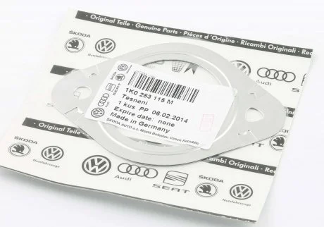 Прокладка глушителя VW Passat, Jetta (06-), Caddy, Polo, Golf/Audi A3/Skoda Octavia (04-), Superb 1.2, 1.4, 1.5 (08-) VAG 1K0253115M