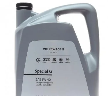 Масло моторное SAE 5W-40 Special G 502/505 (5л) VAG GS55502M4