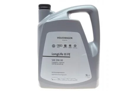 Масло 0W30 Longlife III FE 5L VAG GS55545M4