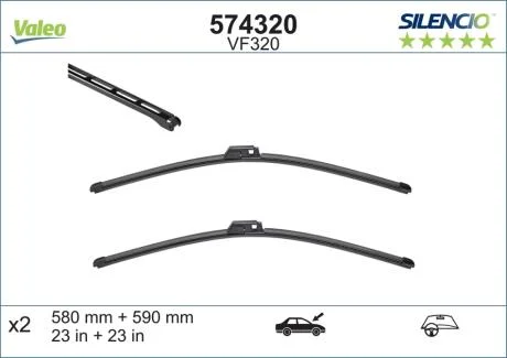 Щітка склоочисника Valeo 574320
