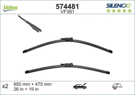 Щітка склоочисника Valeo 574481