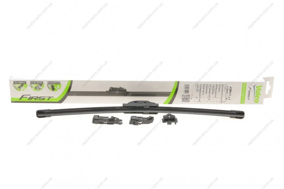 Щітка склоочис. 475 безкаркасна First Multiconnection (вир-во) Valeo 575004 (фото 1)