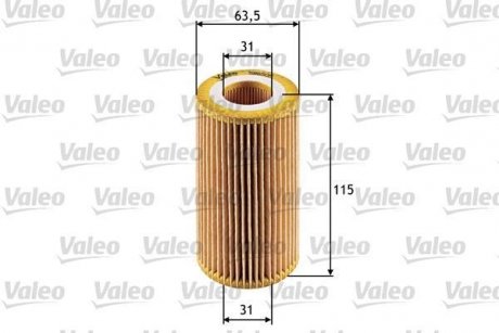 Масляний фільтр (патрон) Valeo 586505