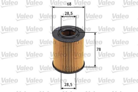 Масляний фільтр (патрон) Valeo 586528