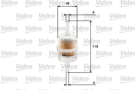 Фільтр паливний Valeo 587011