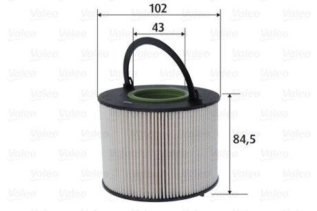 Фільтр паливний Valeo 587075