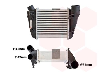 Інтеркулер AUDI A4 2.5D 01- Van Wezel 03004188