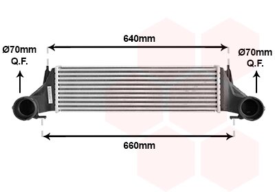 Інтеркулер BMW X5 E53 Van Wezel 06004421