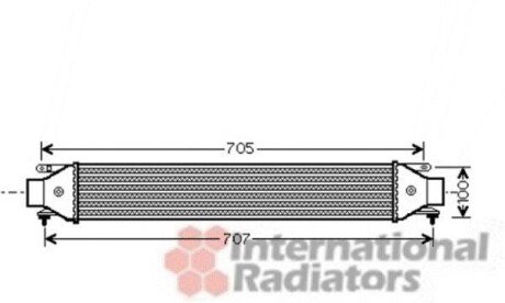 Інтеркулер DOBLO 16JTD/20JTD MT 10- Van Wezel 17004392