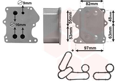 Радіатор оливи Van Wezel 18003625