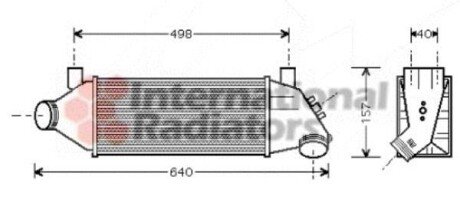 Інтеркулер TRANSIT6 20TD MT 00-06 Van Wezel 18004315