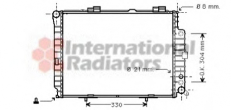 Радіатор W210(E) 30/42/43/50 95-98 Van Wezel 30002208